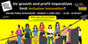 Different looking figures of women and a wheelchair user with a line chart on a yellow background with a black background above for the title of the event on 9th June