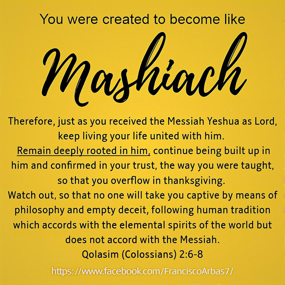 BECOMING A TALMIDIM OF YEHOSHUA