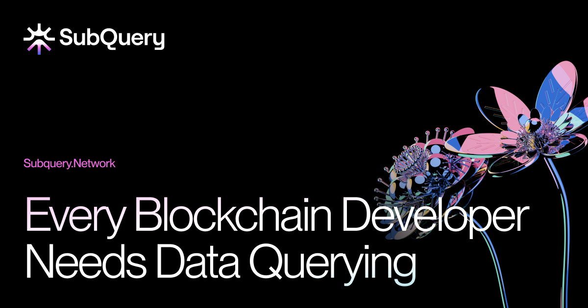 Banner image highlighting the importance of data querying for blockchain developers