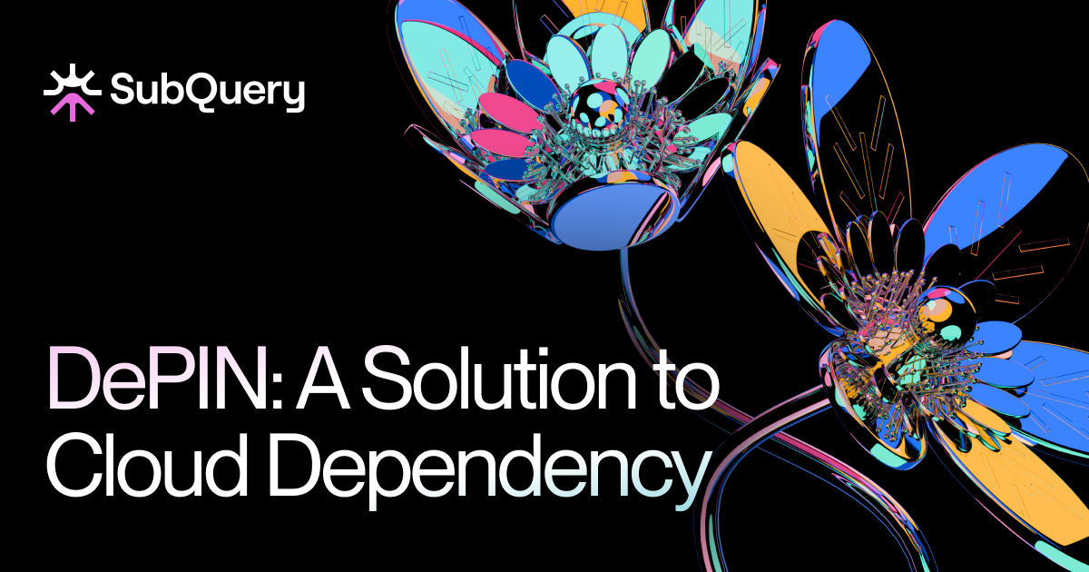 Visual explaining that DePIN provides an alternative to centralized cloud dependency.