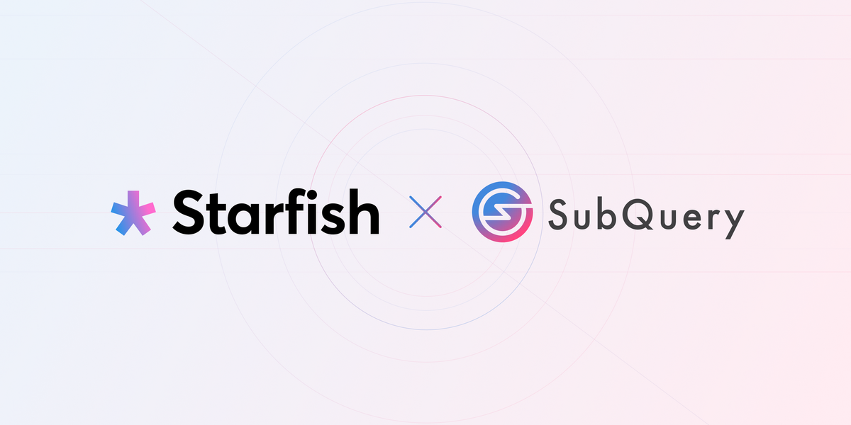 SubQuery Powers Starfish Finance with our Fast Data Indexing Tools
