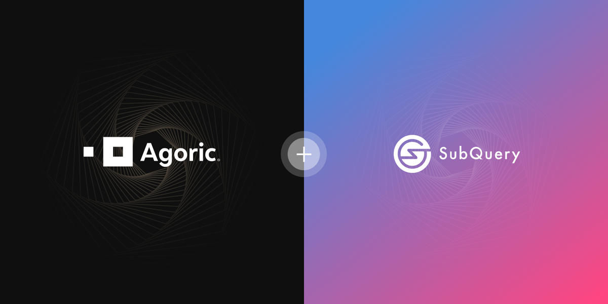 SubQuery now supports builders on Agoric with Fast Data Indexing