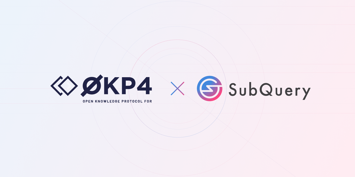 SubQuery Supports OKP4 with Lightning Fast & Flexible Data Indexing