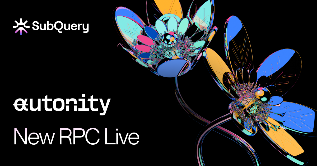 Decentralised Autonity RPC Now Available on SubQuery Network!