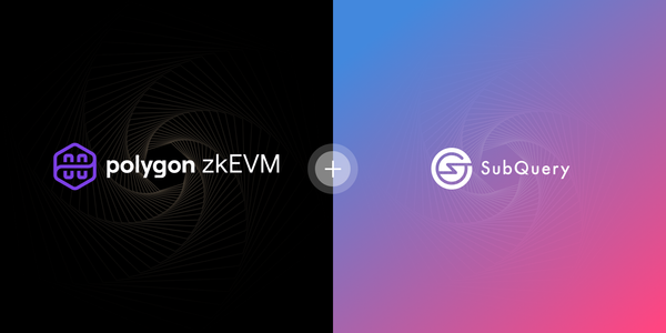 SubQuery's Data Indexing Supports Builders on Polygon zkEVM