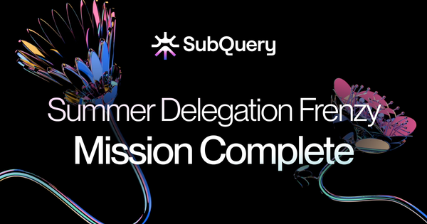 SubQuery’s Summer-Long Delegation Frenzy Campaign is Complete