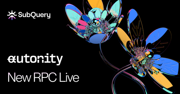 Decentralised Autonity RPC Now Available on SubQuery Network!