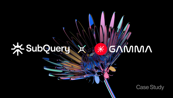 A case study article on how Gamma uses SubQuery for their onchain blockchain data indexing.