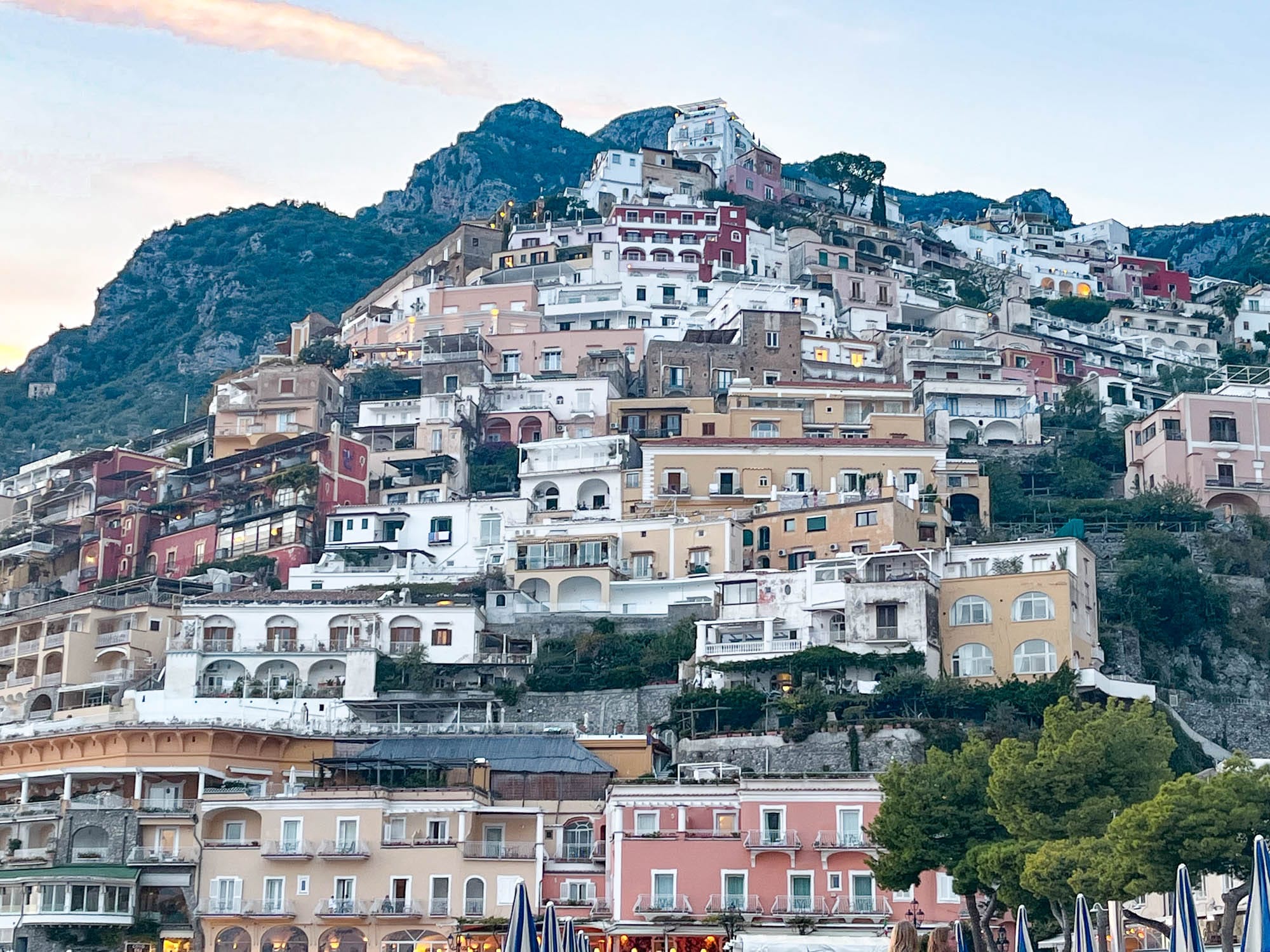 colorful buildings in Positano Italy