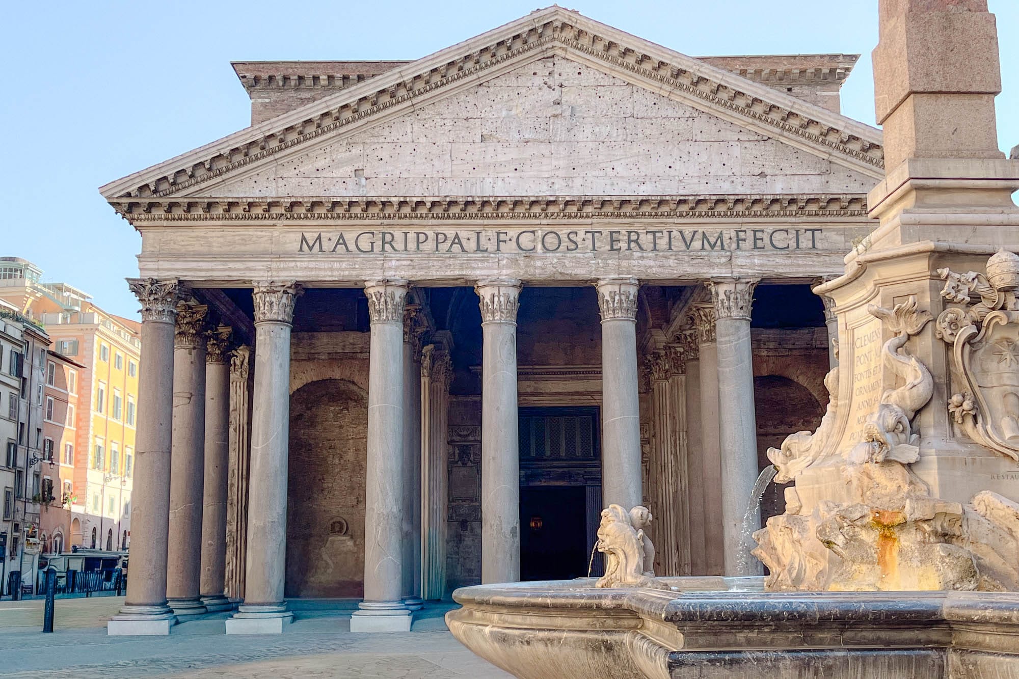 The Pantheon in Rome Italy