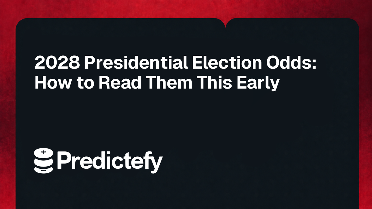 2028 Presidential Election Odds: How to Read Them This Early