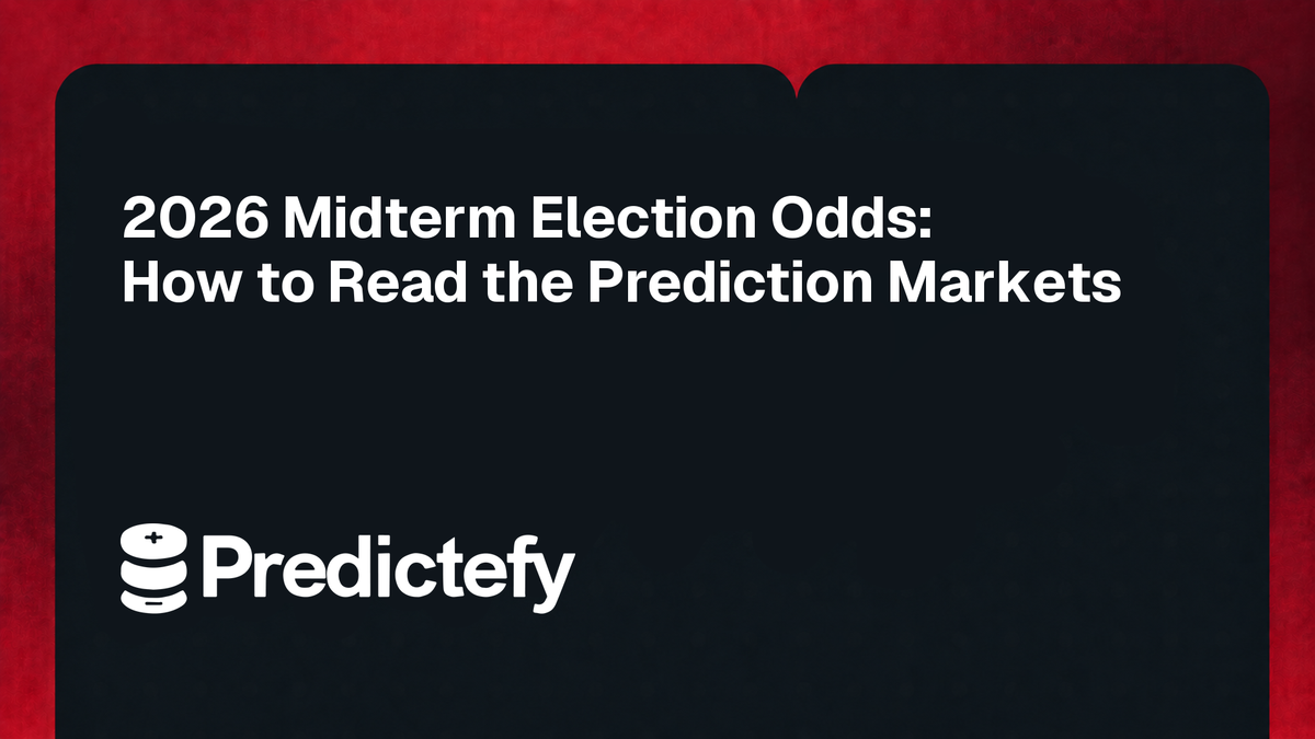 2026 Midterm Election Odds: How to Read the Prediction Markets