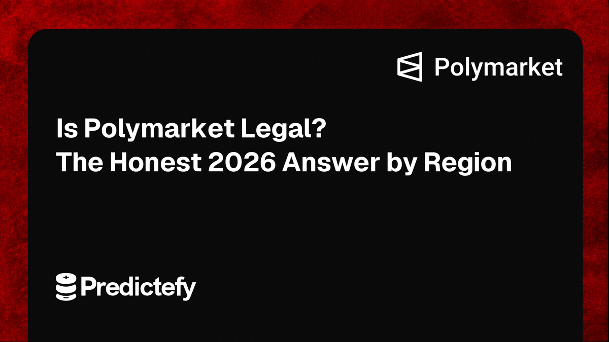 Is Polymarket Legal? The Honest 2026 Answer by Region