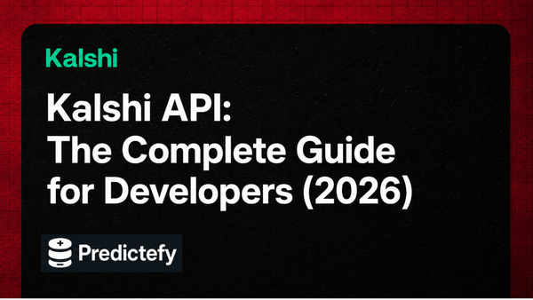 Kalshi API: The Complete Guide for Developers (2026)