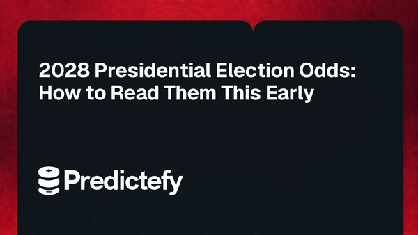 2028 Presidential Election Odds: How to Read Them This Early
