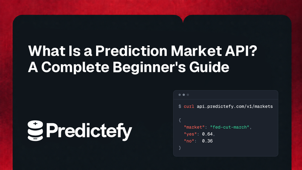 What Is a Prediction Market API? A Complete Beginner's Guide