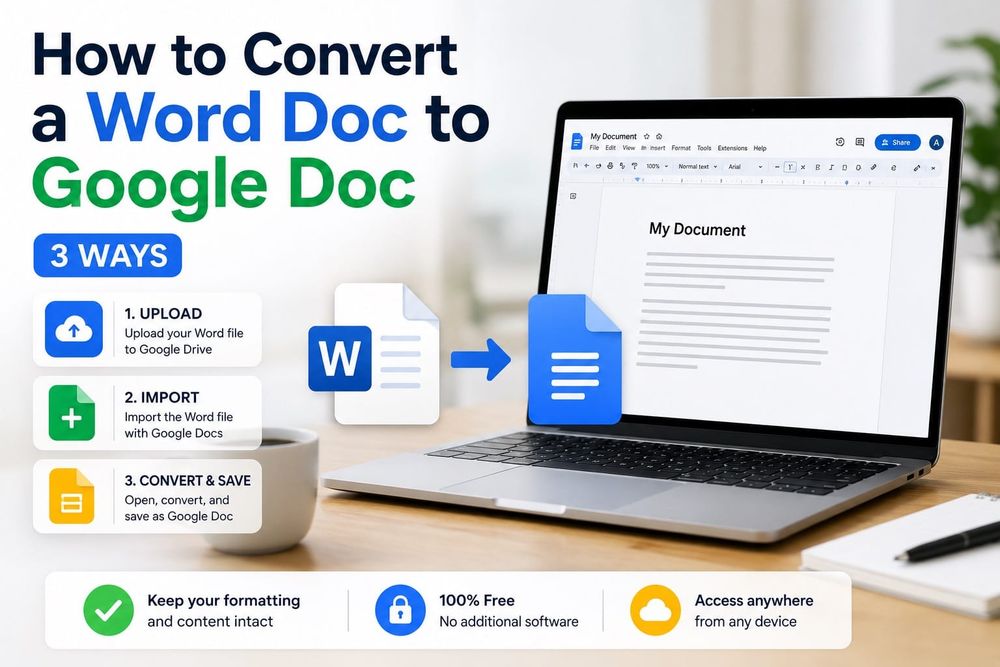 How to Convert a Word Doc to Google Doc (3 Ways)