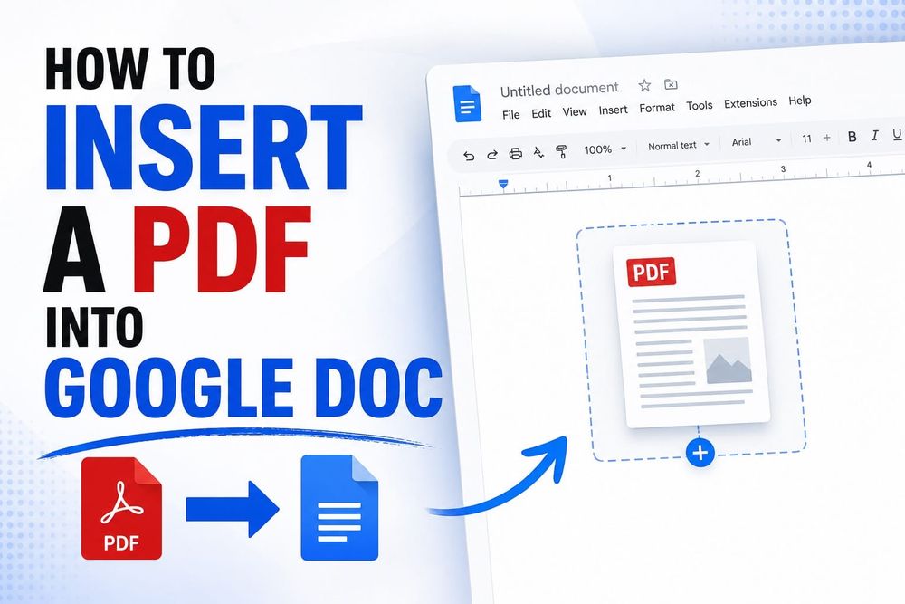 How to Insert a PDF into a Google Doc