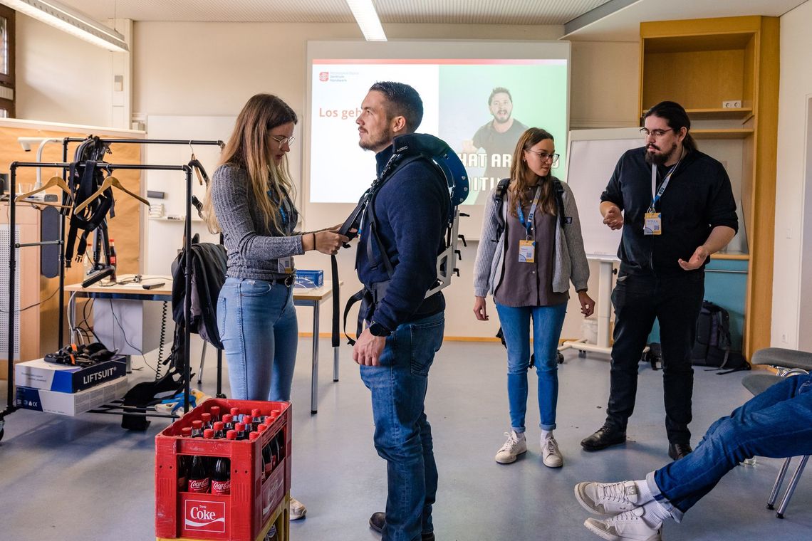 Demonstrator für Exoskelette
