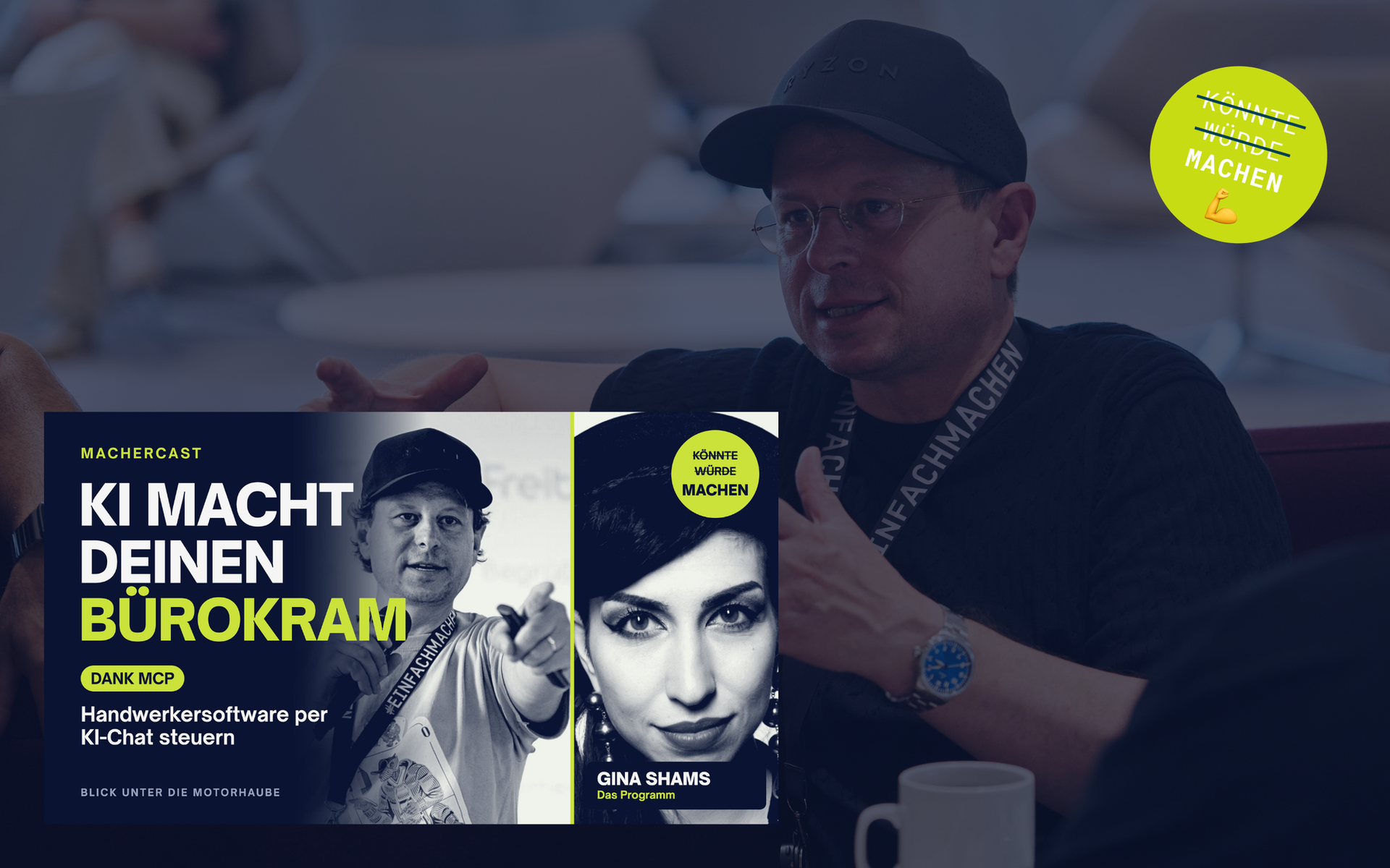 Eine neue Folge vom Machercast steht bereit