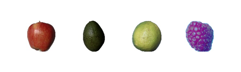 Fruit isolated on a white background.