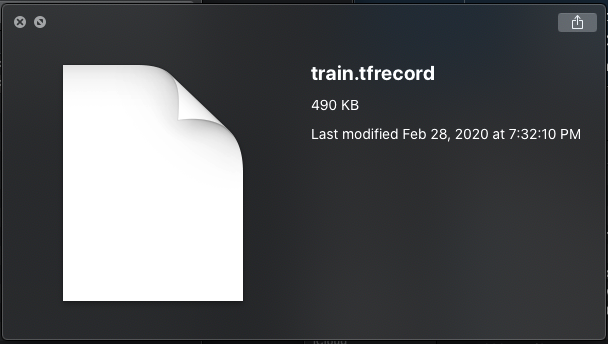 Quicklook Screenshot: train.tfrecord 490KB