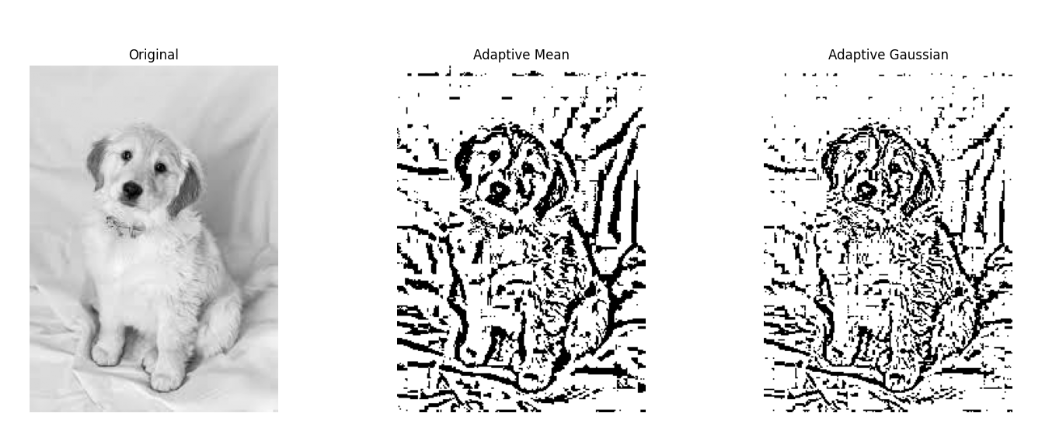 Adaptive thresholding in OpenCV