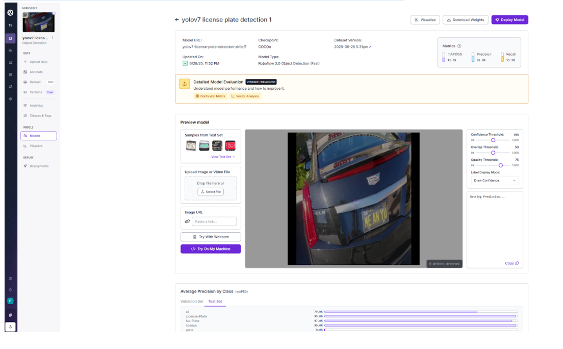 Deploy a computer vision model