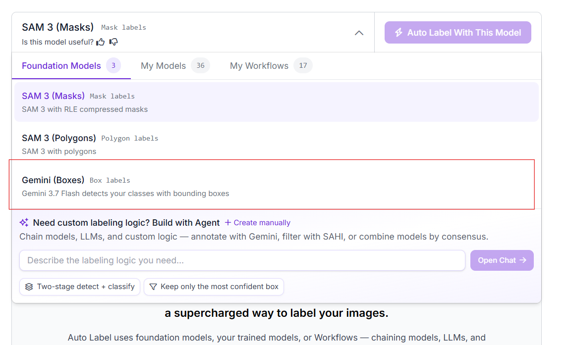 How to Auto-Label Image Data with Gemini 3.7 in Roboflow