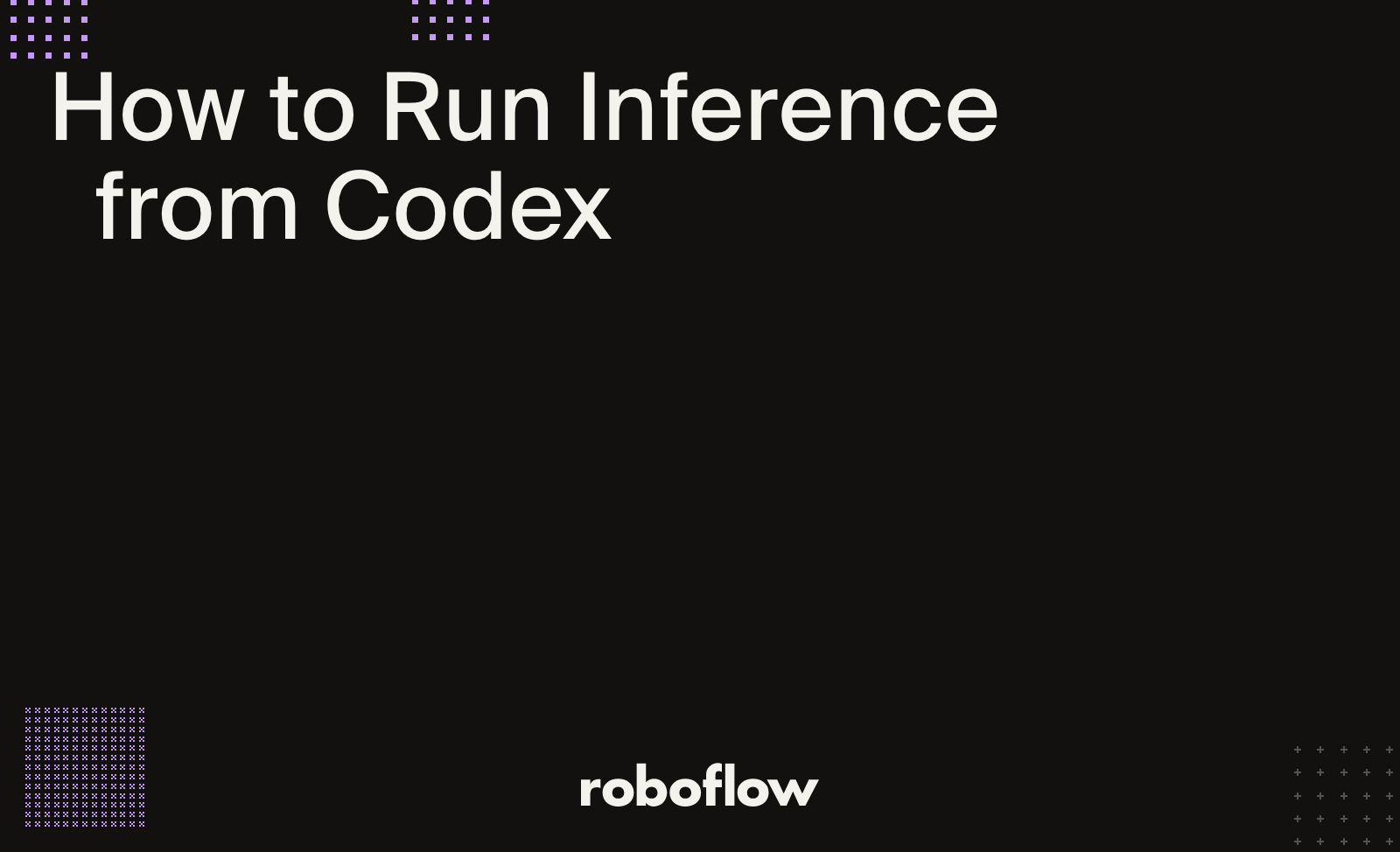 How to Run Inference in Codex with the Roboflow Plugin