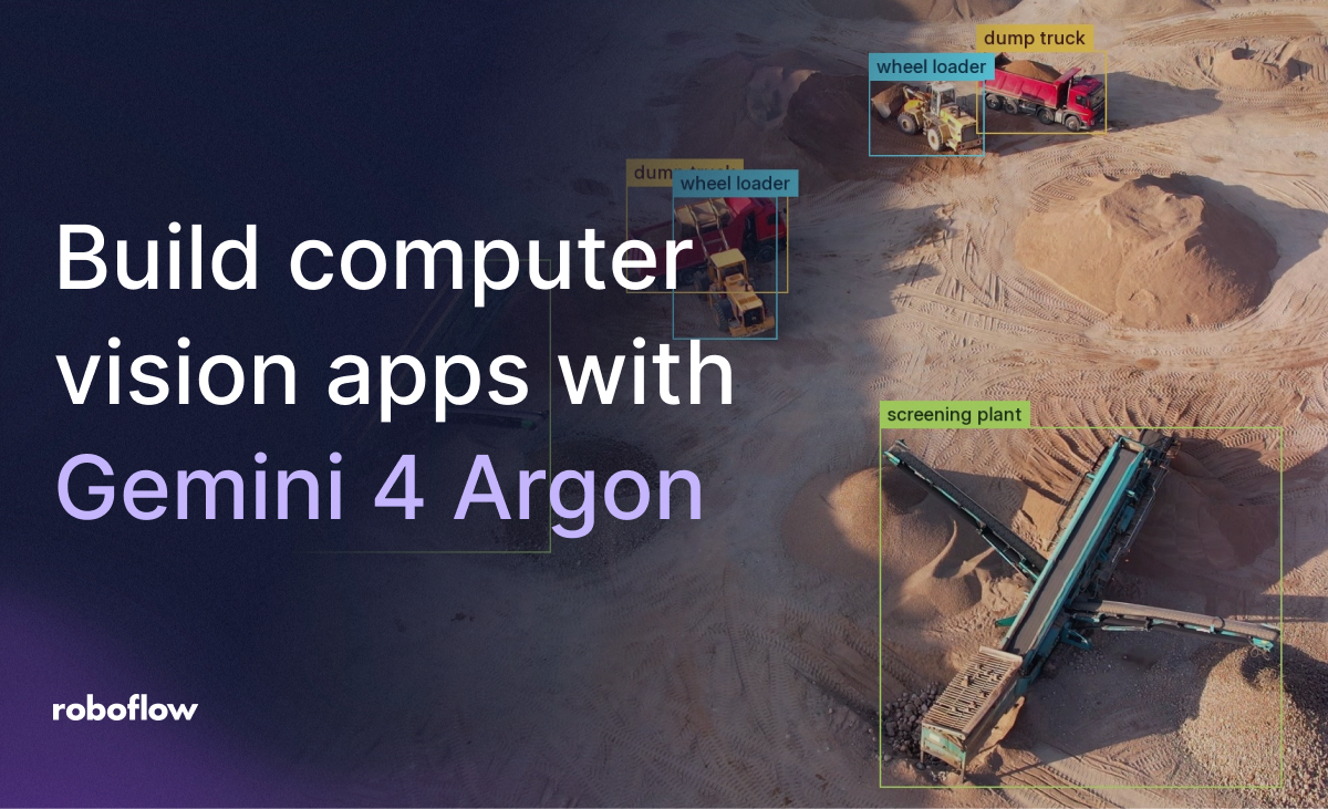Gemini 4 Argon Now Available in Roboflow for Computer Vision Workflows