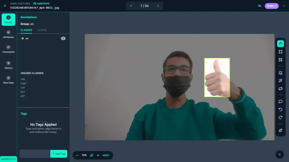 A person wearing a mask
Description automatically generated