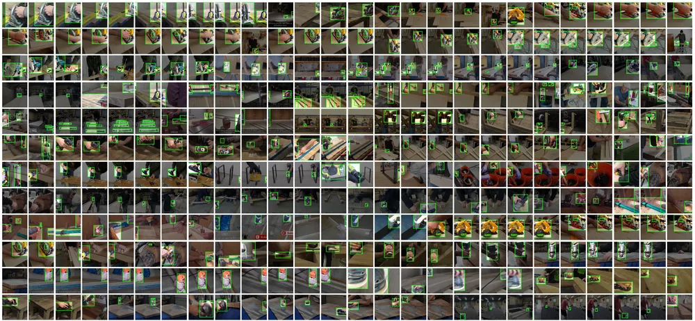 Computer vision training data in Roboflow.