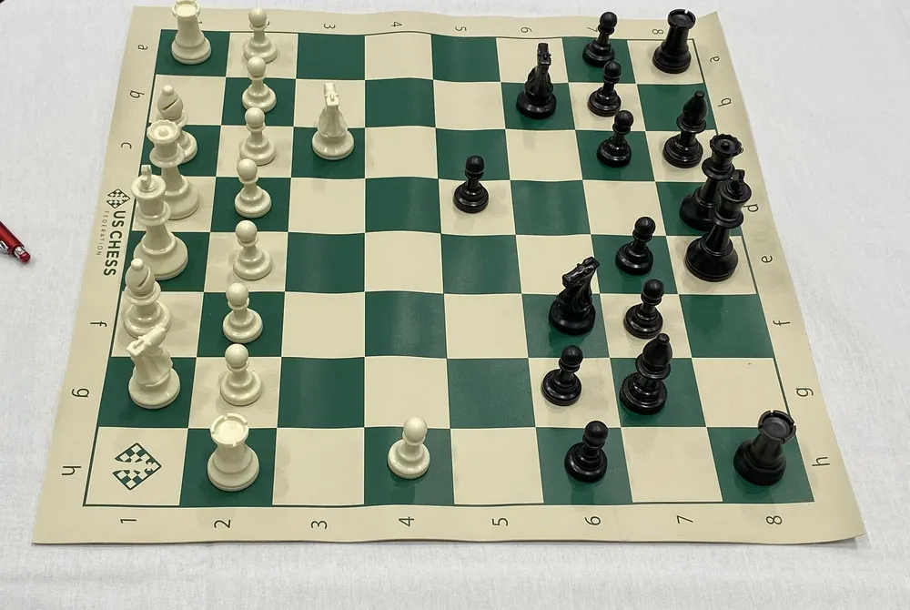Chess board from the US Chess Federation