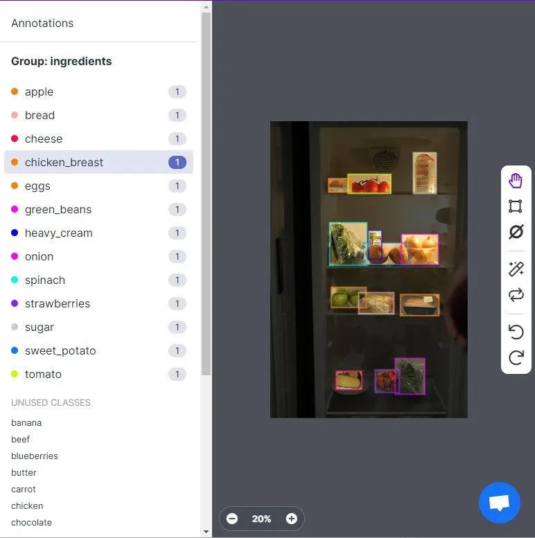 A look at the Roboflow Annotate UI