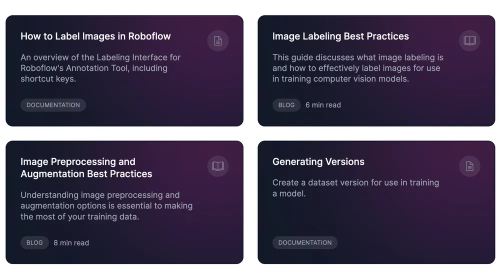 Bite-size lessons from Roboflow Learn
