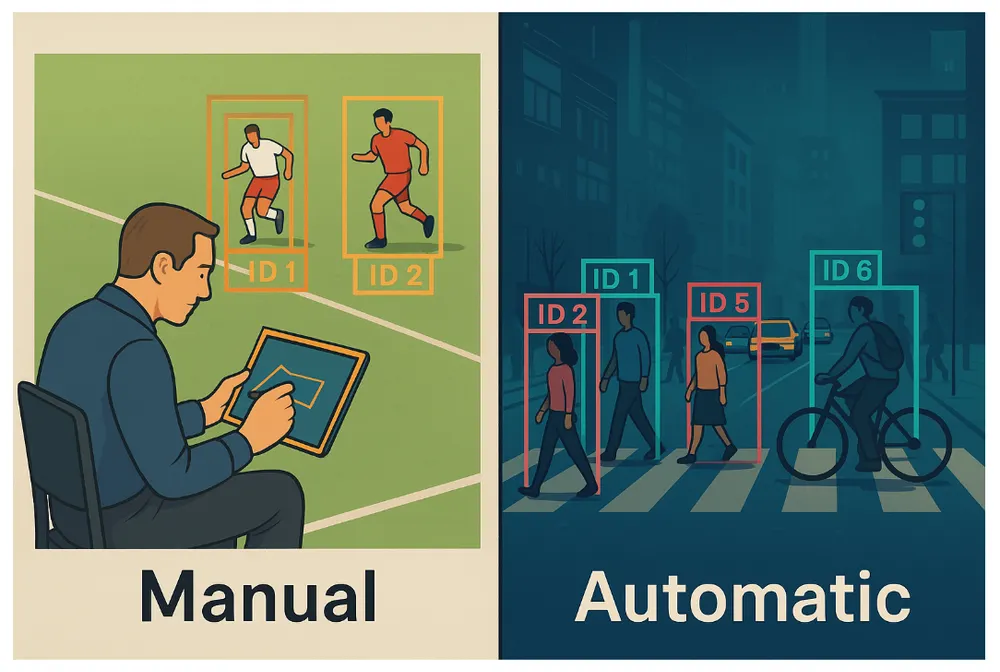 Manual vs Automatic multiple object