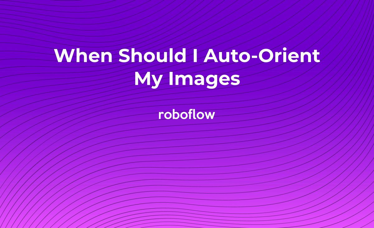 When Should I Auto-Orient My Images?