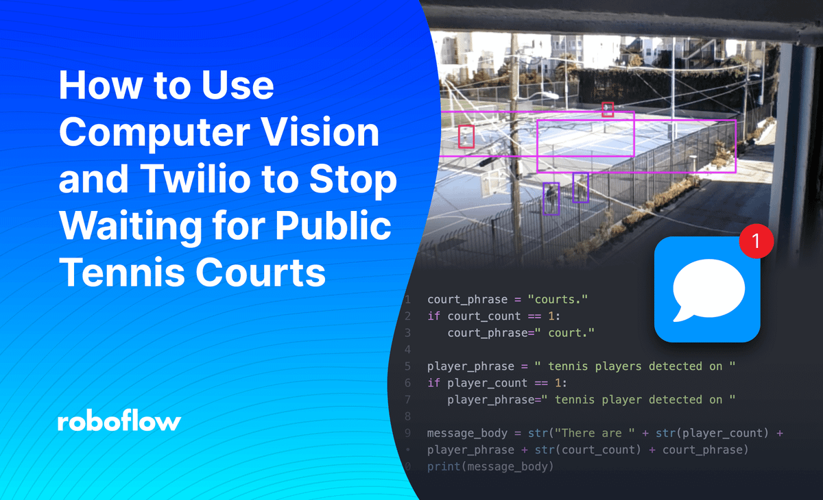 How I use Computer Vision and Twilio to Guarantee Availability at Busy Public Tennis Courts