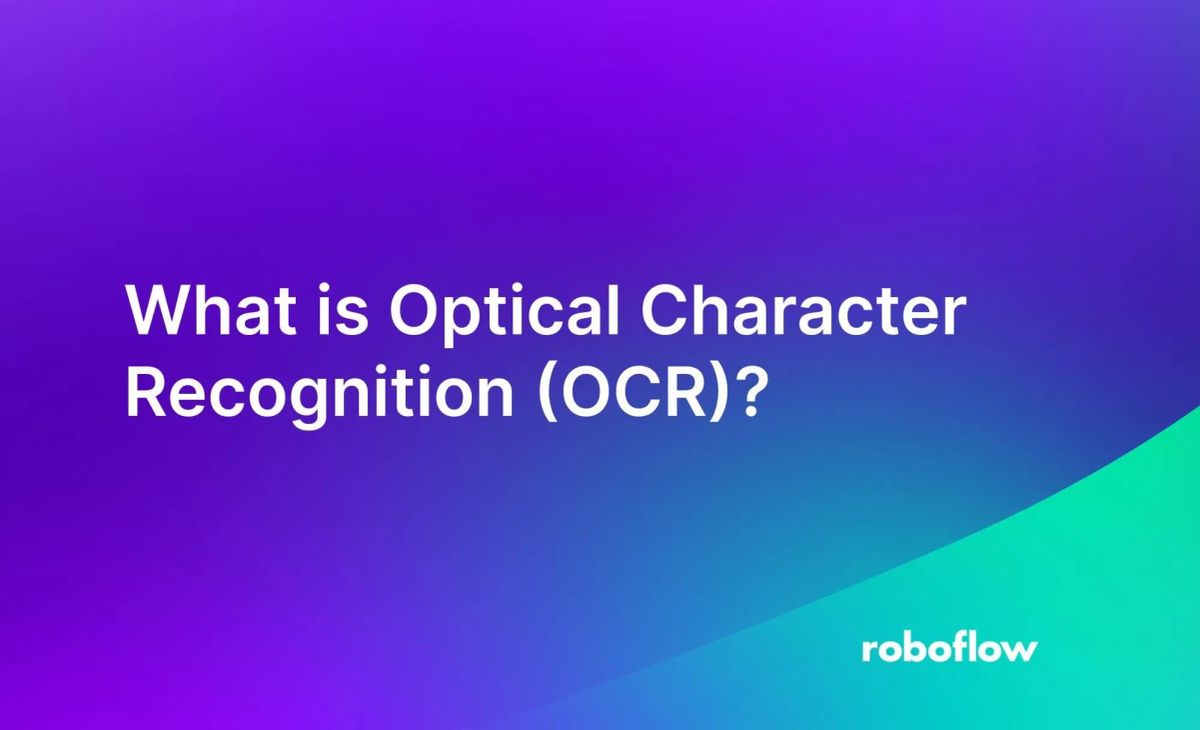 optical character recognition