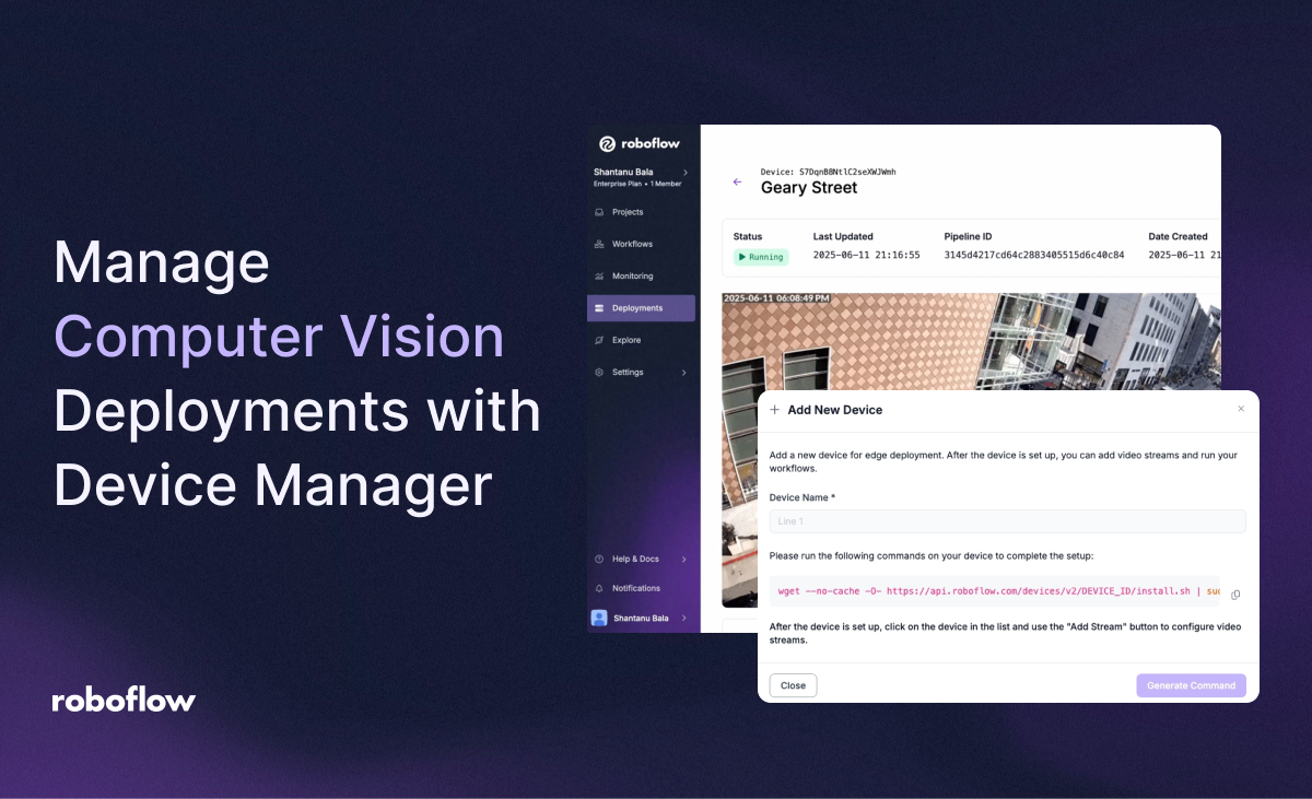 Launch: Manage Computer Vision Deployments with Device Manager