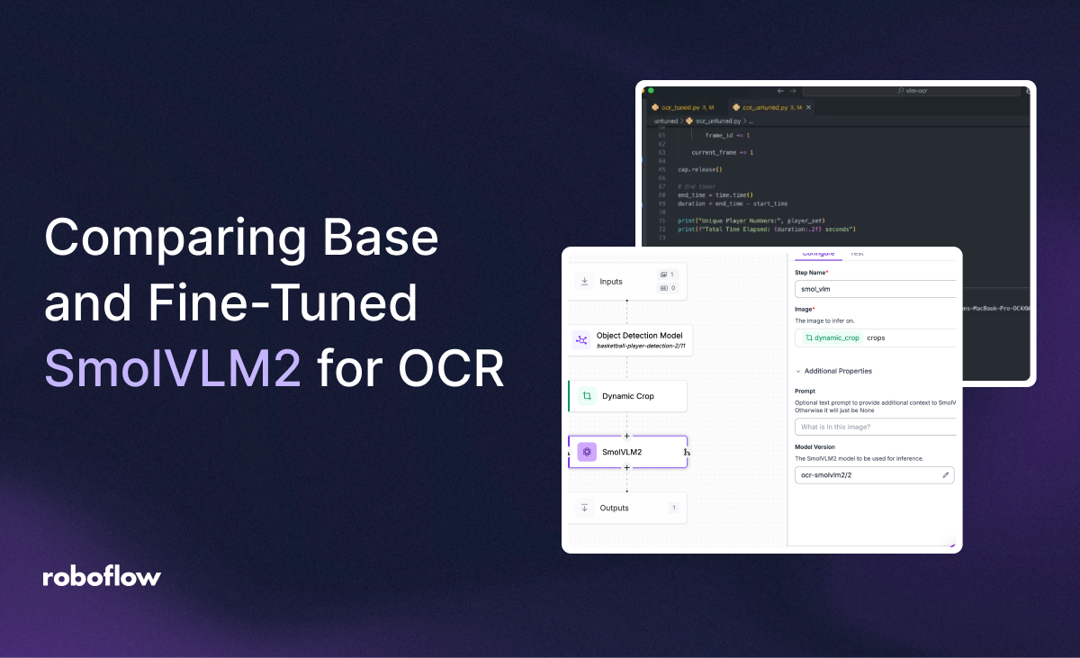 Comparing Base and Fine-Tuned SmolVLM2 for OCR