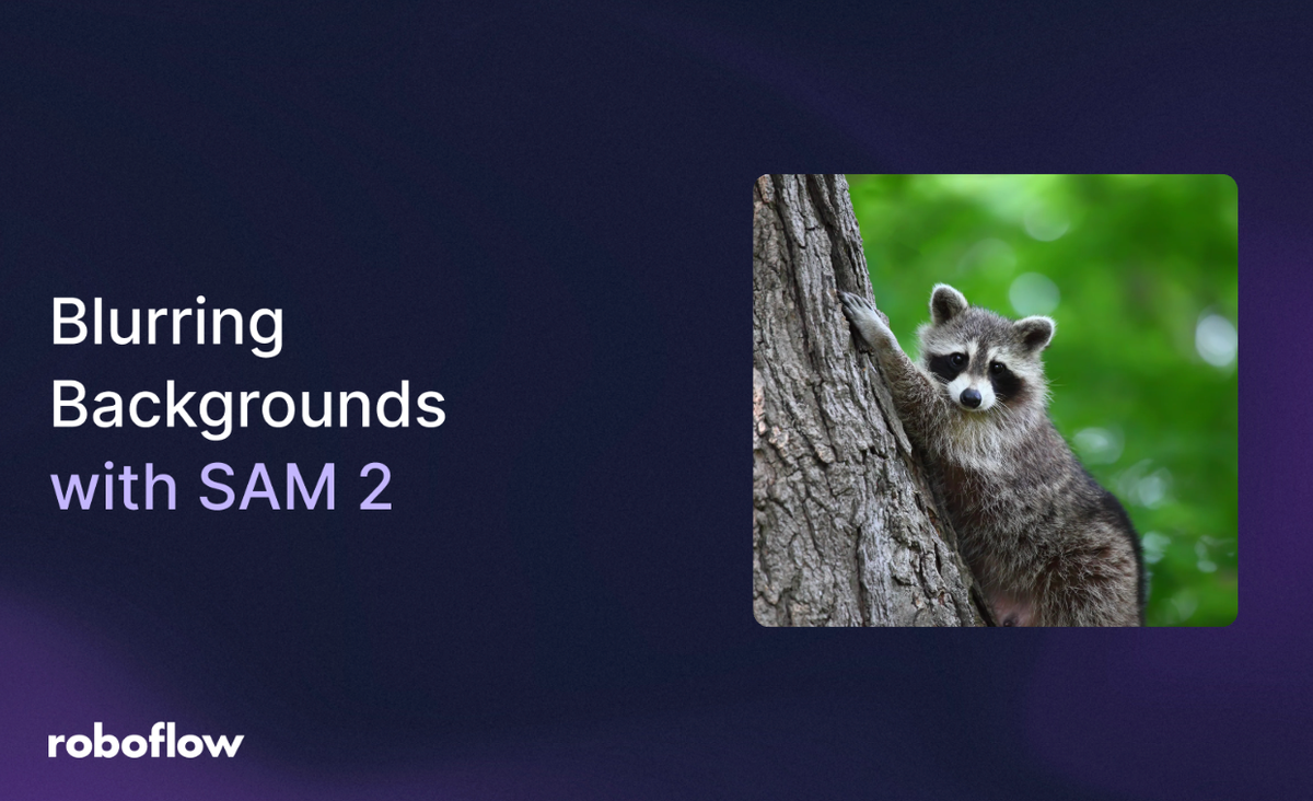 how to blur images' backgrounds using computer vision