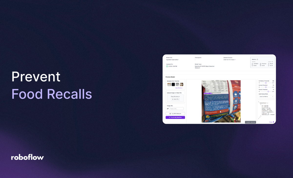 How to Prevent Food Recalls with Computer Vision