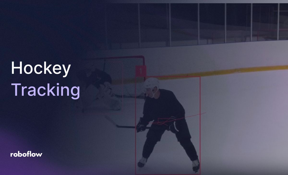 hockey tracking with Roboflow vision AI