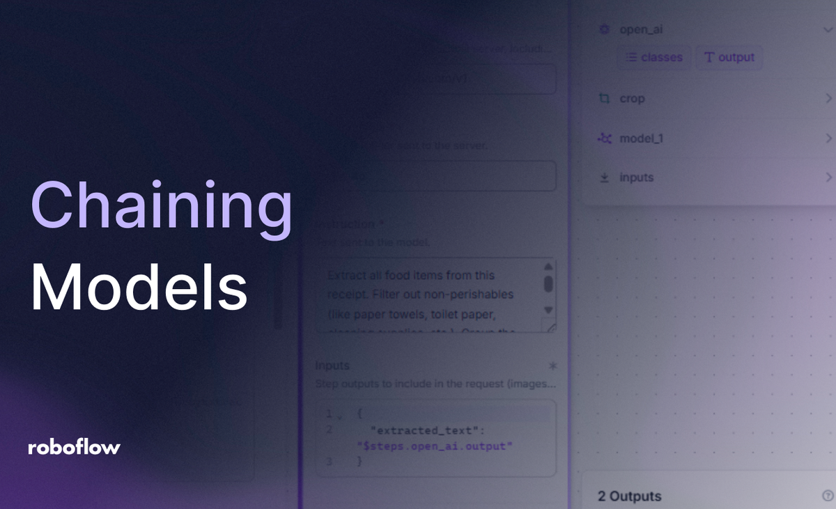 Chaining Models: Combining Detection, OCR, and an LLM in a Single Workflow