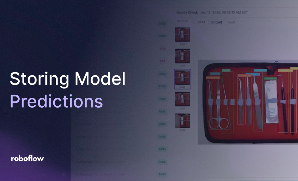 How to Store Computer Vision Model Predictions