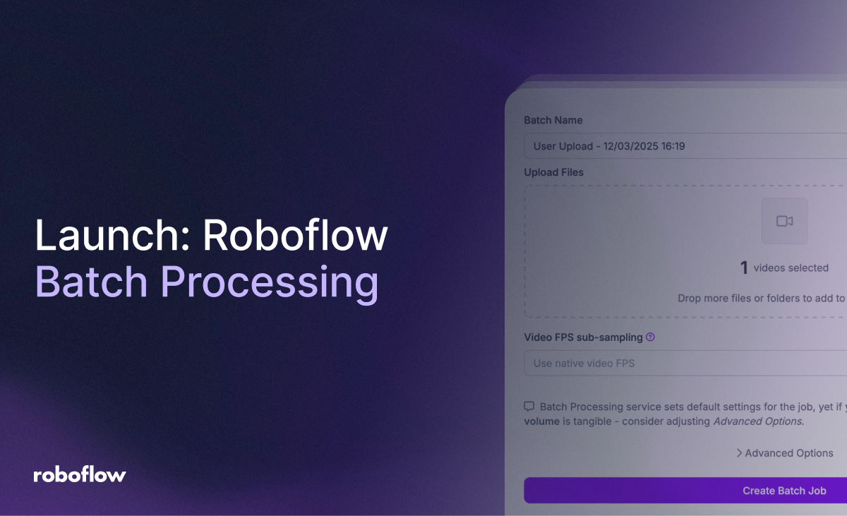Launch: Roboflow Batch Processing