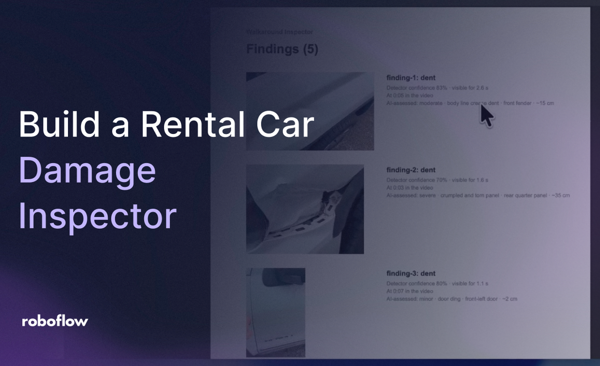 How to Build an AI Video Car Damage Inspector with Roboflow Vision AI
