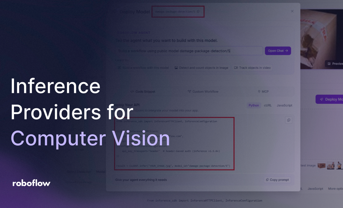 Inference Providers for Computer Vision Models: Roboflow Vision AI